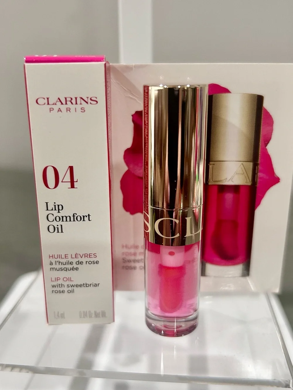 Clarins Lip Comfort Oil in 04 Pitaya